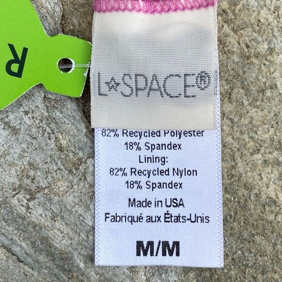 NWT New! L*Space Sol Pink Bikini Swim Bottom Medium Beach Summer Vacation Sun - Picture 11 of 13